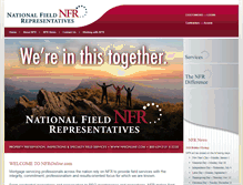 Tablet Screenshot of nfronline.com